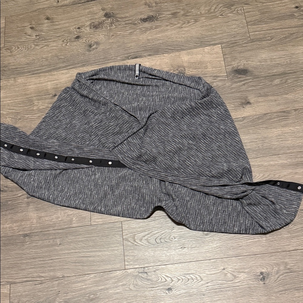 Lululemon Elegant Gray Wrap Scarf